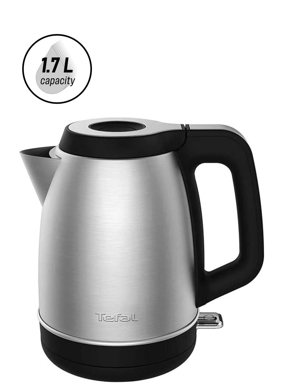 Tefal Electric Kettle With Indicator Light 1.7 L 2400 W KI280D27 Stainless Steel Tefal Electric Kettle With Indicator Light 1.7 L 2400 W KI280D27 Stainless Steel